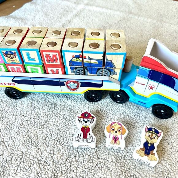 Paw Patrol Colorful Block Truck Toy - Picture 2 of 3